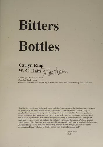 Bitters bottles