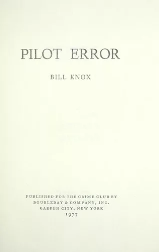 Pilot error