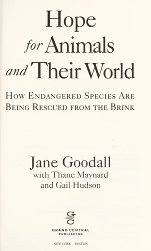 Hope for animals and their world