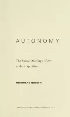 Autonomy