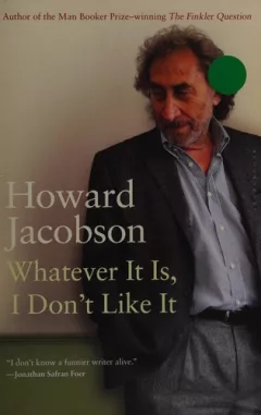 Whatever it is, I don't like it