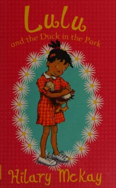 Lulu and the duck in the park