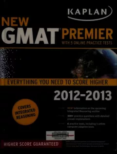 New GMAT premier 2012-2013