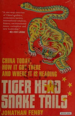 Tiger head, snake tails