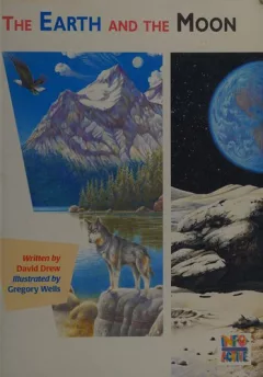 The earth and the moon