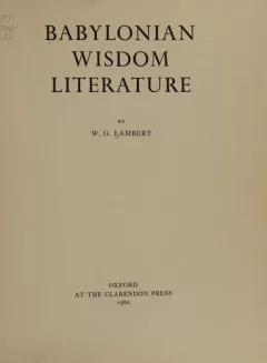 Babylonian wisdom literature
