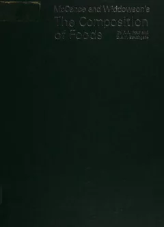 McCance and Widdowson's The composition of foods.