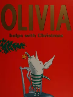 Olivia helps with Christmas