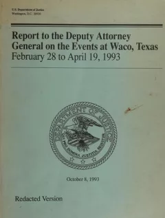 Recommendations of experts for improvements in federal law enforcement after Waco.