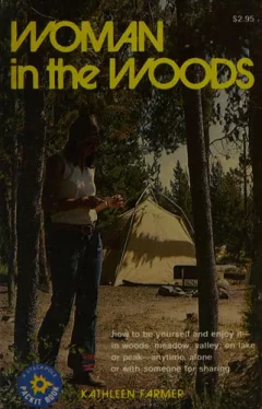 Woman in the woods