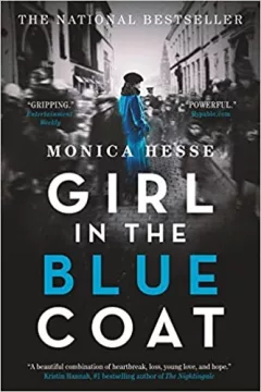 Girl in the blue coat