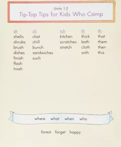 Tip-top tips for kids who camp