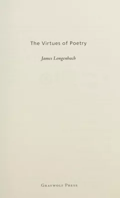 The virtues of poetry