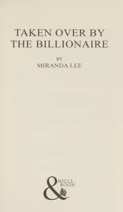 Taken over by the billionaire