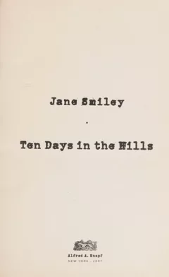 Ten days in the hills