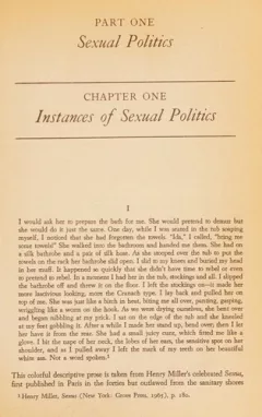 Sexual Politics.