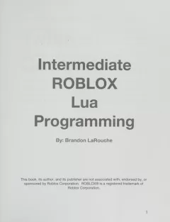 Intermediate Roblox Lua programming
