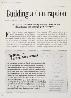 Make your own contraptions