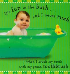 Touchy feely, lift-the-flap green
