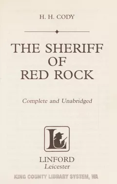 The sheriff of Red Rock