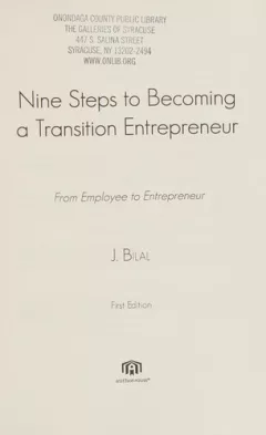 Nine steps to becoming a transition entrepreneur