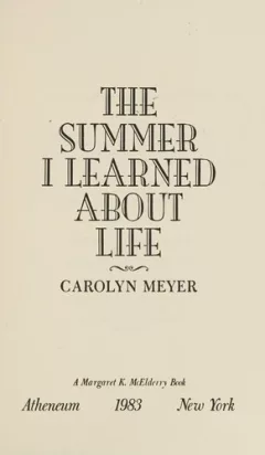 The summer I learned about life