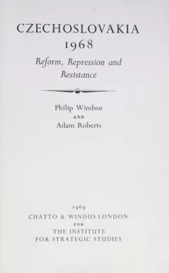 Czechoslovakia, 1968: reform, repression and resistance