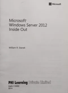 Microsoft Windows server 2012 inside out
