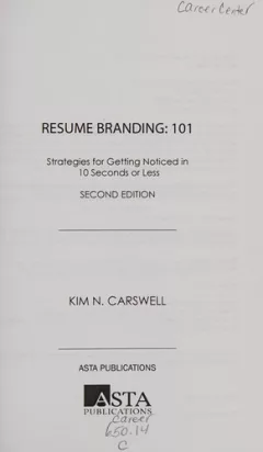 Resume branding 101