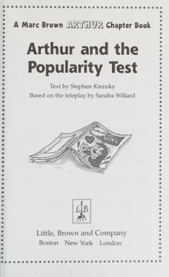Arthur and the popularity test