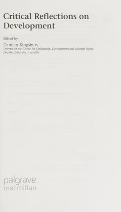 Critical reflections on development