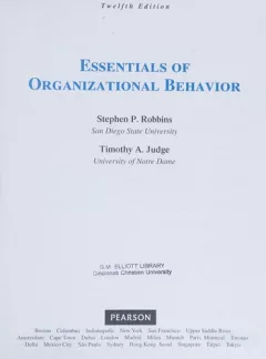 Essentials of organizational behavior