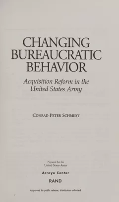 Changing bureaucratic behavior