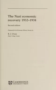 Nazi economic recovery, 1932-38
