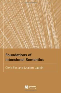 Foundations of intensional semantics