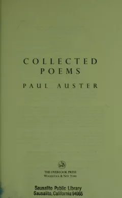 Collected poems