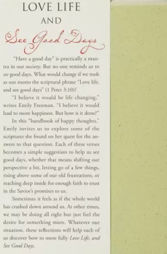 Love life, and see good days