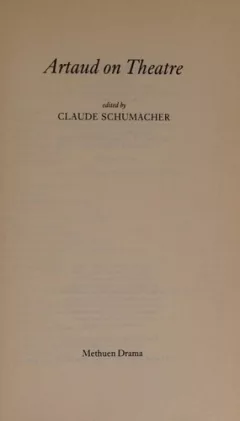 Artaud on theatre