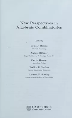 New perspectives in algebraic combinatorics