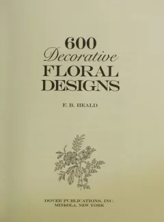 600 decorative floral designs