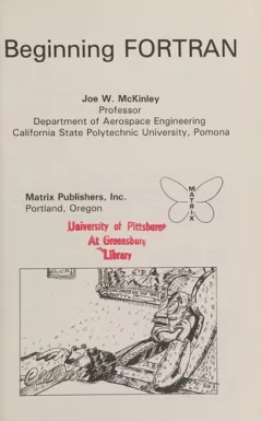 Beginning FORTRAN