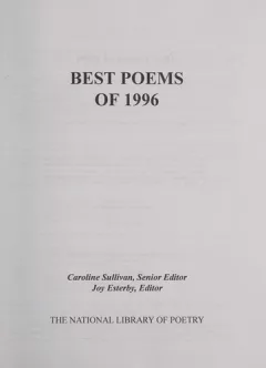 Best poems of 1996