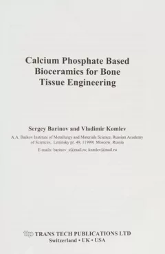Calcium phosphate based bioceramics for bone tissue engineering