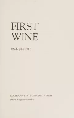 First wine