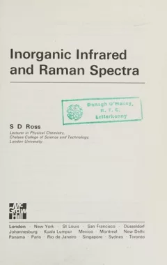 Inorganic infrared and Raman spectra