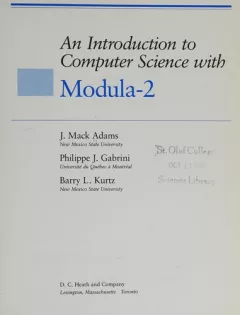 An introduction to computer science with Modula-2