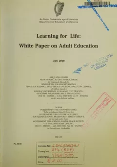 Learning for life