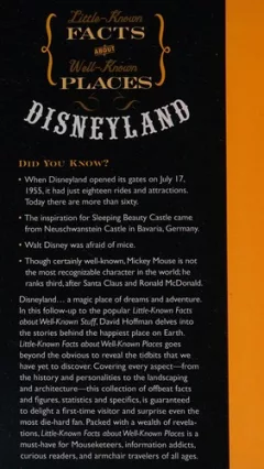 Little-known facts about well-known places