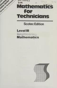 Mathematics for technicians