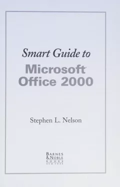 Smart guide to Microsoft Office 2000